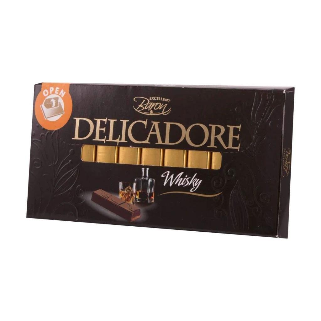 Шоколад Delicadore вкус виски (45%) 200 г — фото 1