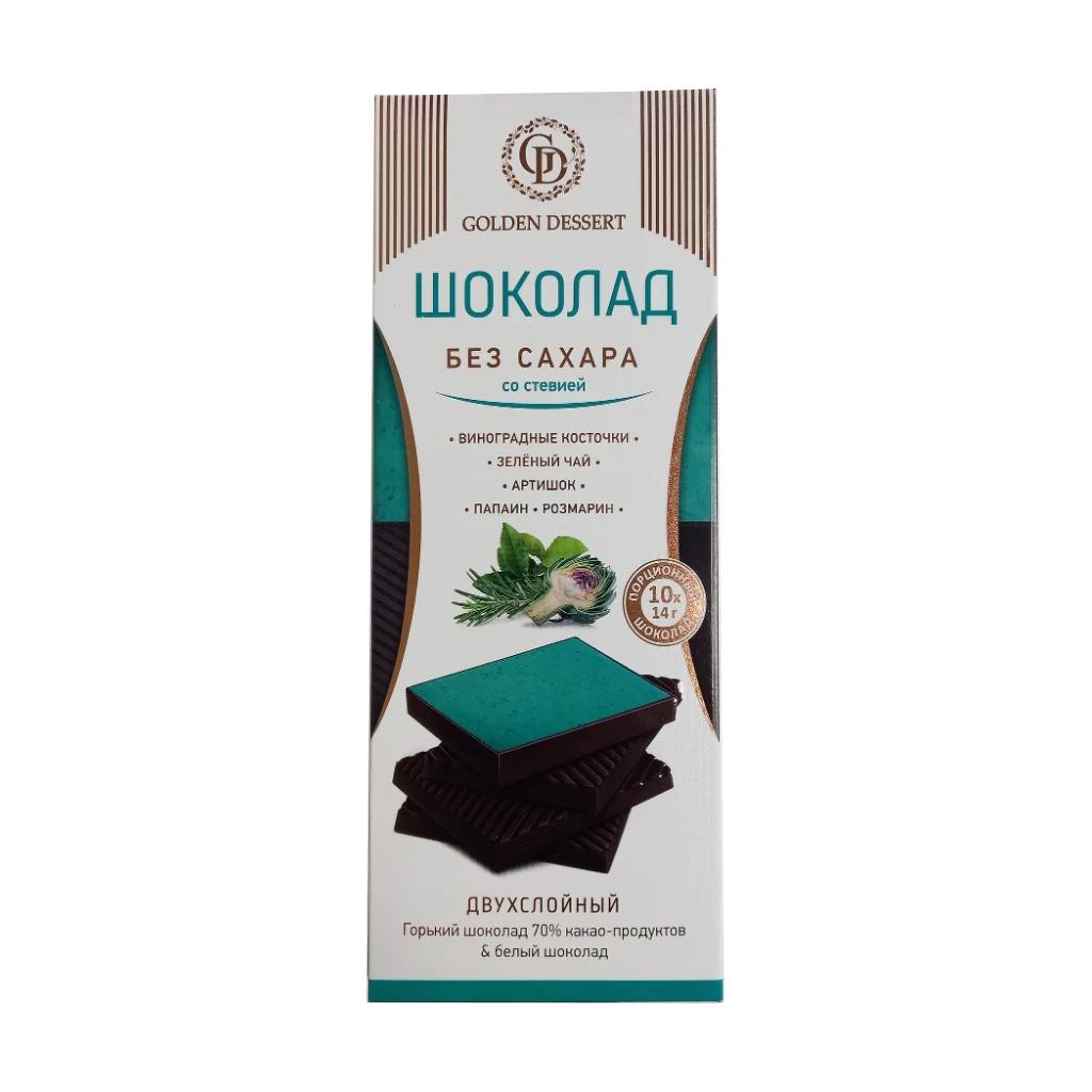 Голден Десерт Шоколад экстрактами (ГОЛУБОЙ) (Голден Десерт), 10 шт по 140 г — фото 1