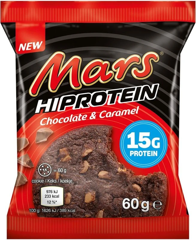 Печенье протеиновое Mars Chocolate&Caramel (Марс Шоколад-карамель) 60г (12)*4 — фото 1
