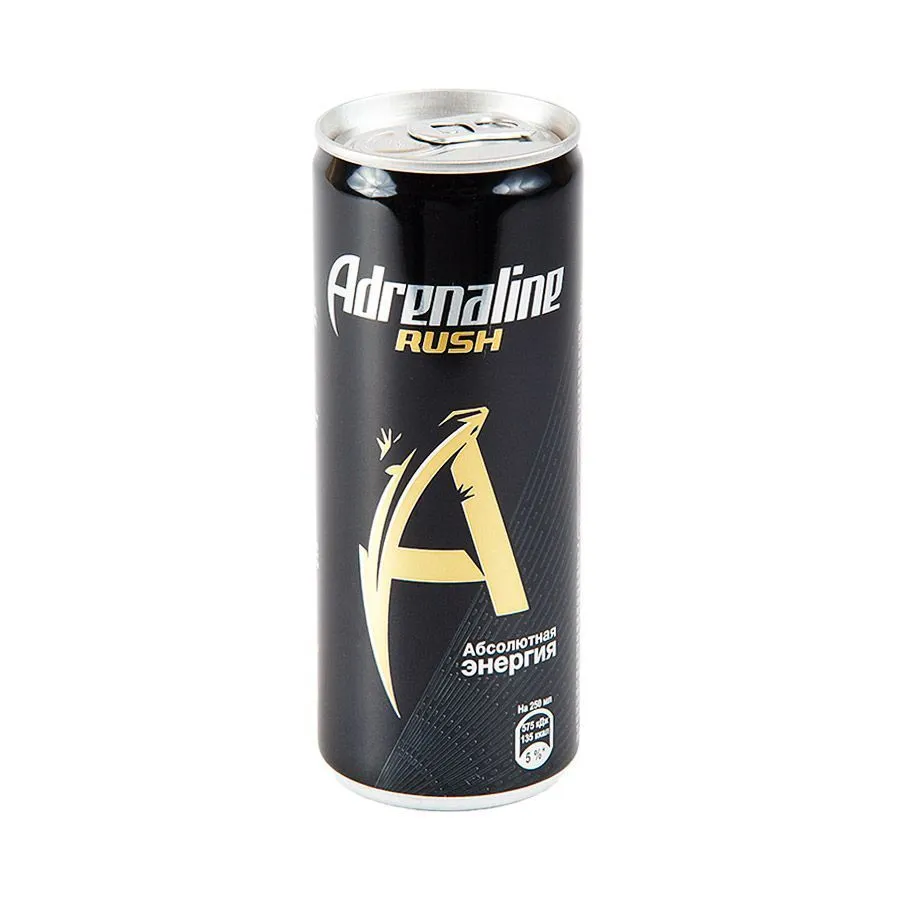 Энергетический Напиток "Adrenaline Rush" / Адреналин Раш Ж/банка (0,25л)