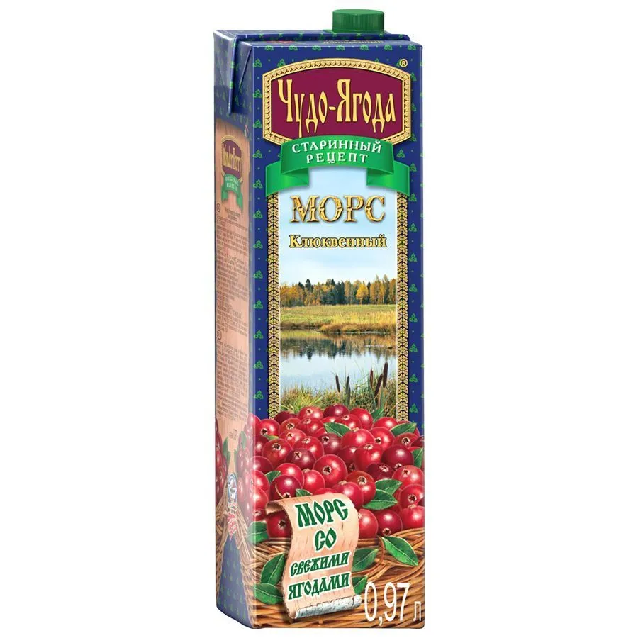 Морс "Чудо-Ягода" Клюква (1л)