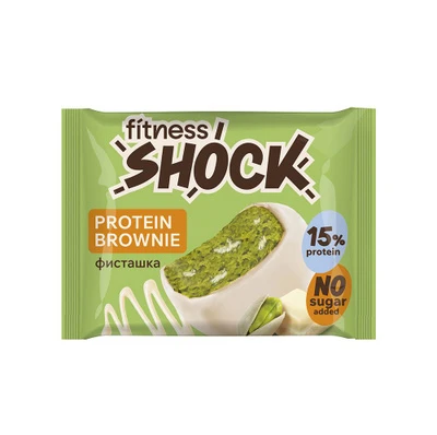 Батончик глаз. FitnesSHOCK "Фисташка-шоколад" 50г (12)*6 — фото 1