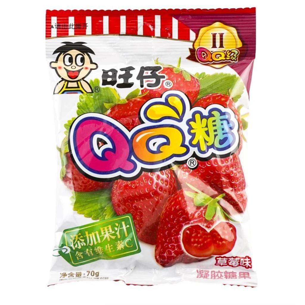 Конфеты карамельные со вкусом клубники Hongtaiji, 240 шт по 28 г — фото 1