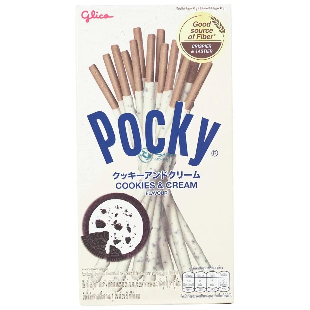 Pocky Mini Box Cookies&Cream (Покки Мини Печенье и Крем), 10 шт по 20 г — фото 1