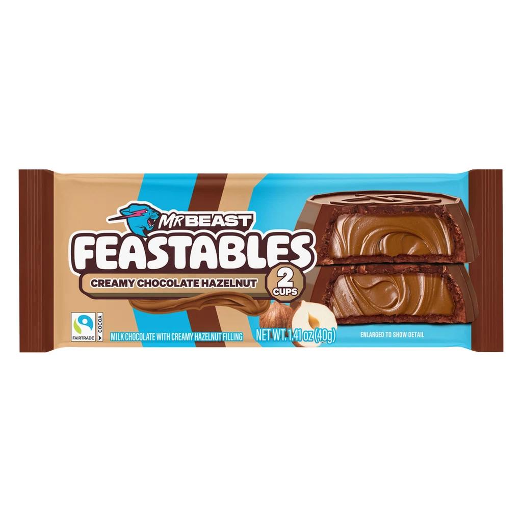 Mr. Beast Hazelnut Cups (Шоколадные капсы с фундуком), 24 шт по 40 г — фото 1