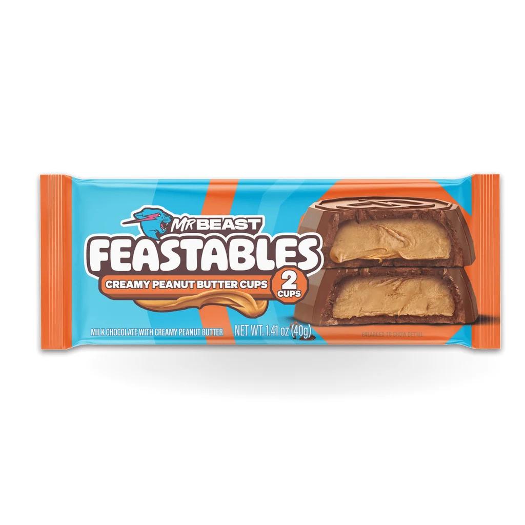 Mr. Beast Peanut Butter Cups (Шоколадные капсы с арахисовым маслом), 24 шт по 40 г — фото 1
