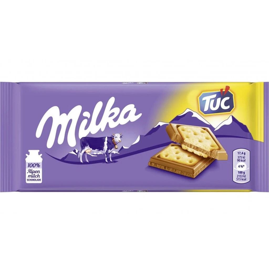 Шоколад плитка Milka Sandwich TUC (Милка Тук), 18 шт по 87 г — фото 1