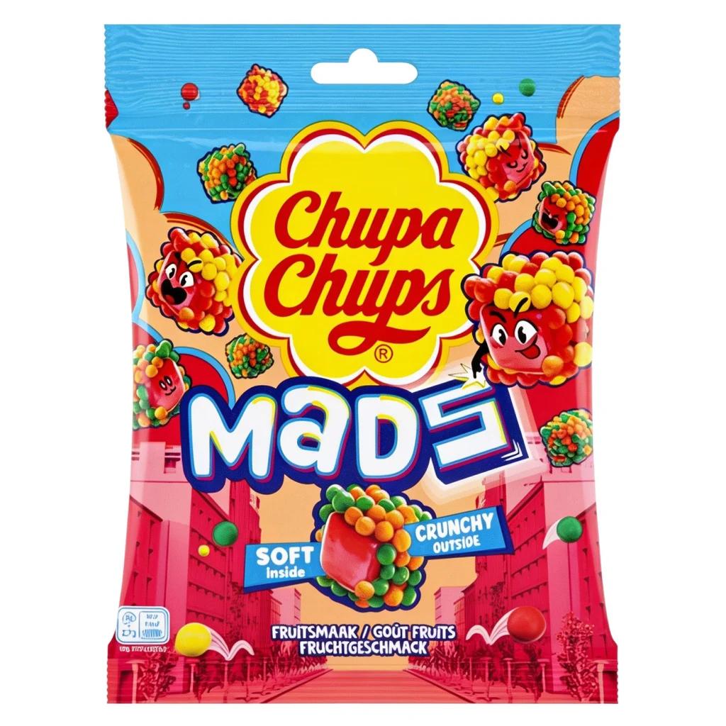 Chupa chups Mads Fruits (Жевательный мармелад Мэдс Фрукты), 12 шт по 45 г — фото 1