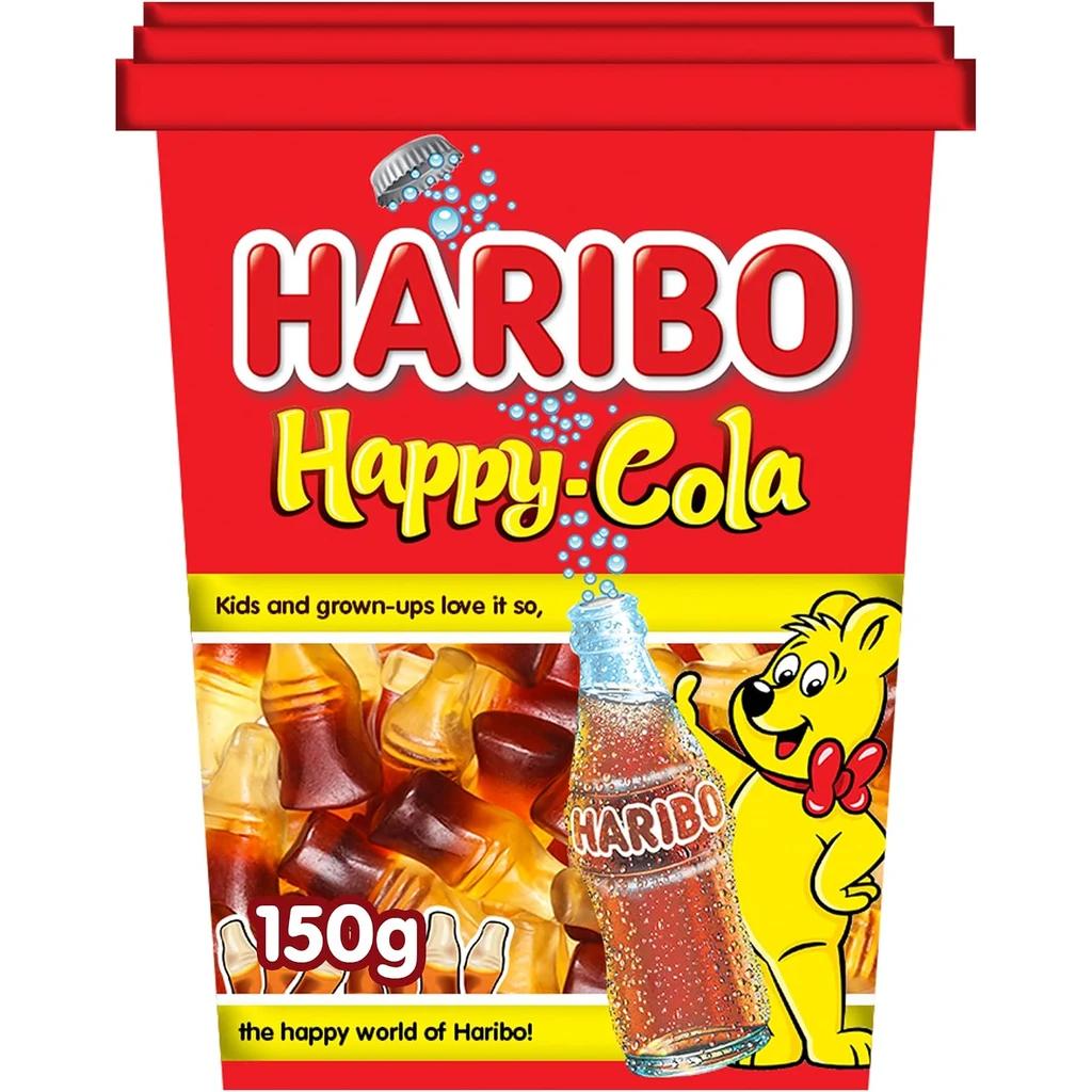 Haribo Happy Cola (Мармелад Харибо Хеппи Кола) банка, 24 шт по 150 г — фото 1