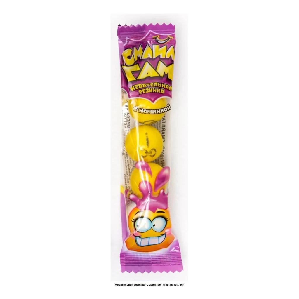 Жевательная резинка Смайл Гам, 30 шт по 16 г — фото 1