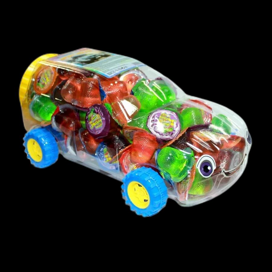 Желе Frutti Mini Car ассорти банка-машинка (Иран), 40 шт по 17 г — фото 1