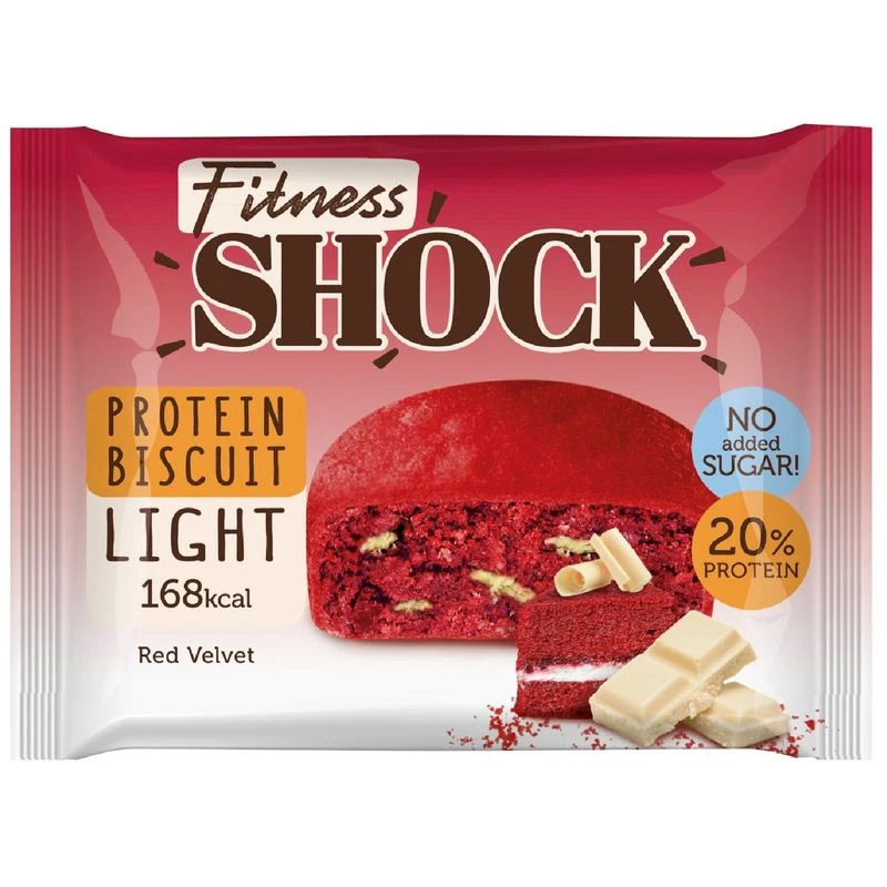 Бисквит FitnesSHOCK "Рэд-велюр" 40г (10)*6