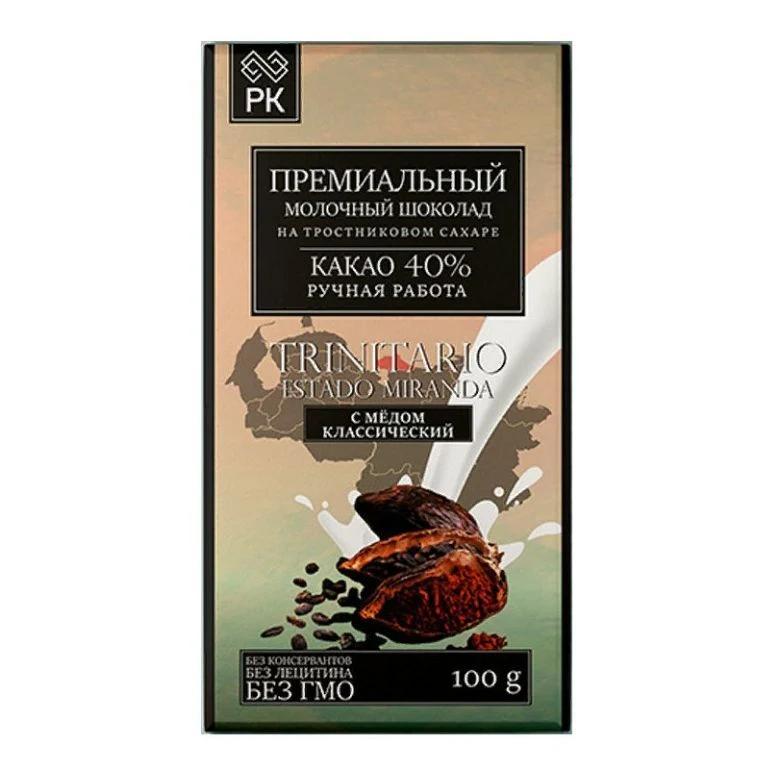 Шоколад Премиум молочный 40% ручная работа 100 г — фото 1