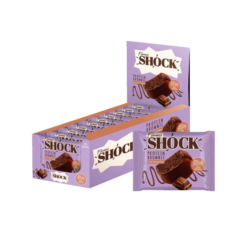 Брауни SHOCKS! "Брауни со вкусом Вареной Сгущенки" 50г (9)*6 — фото 1