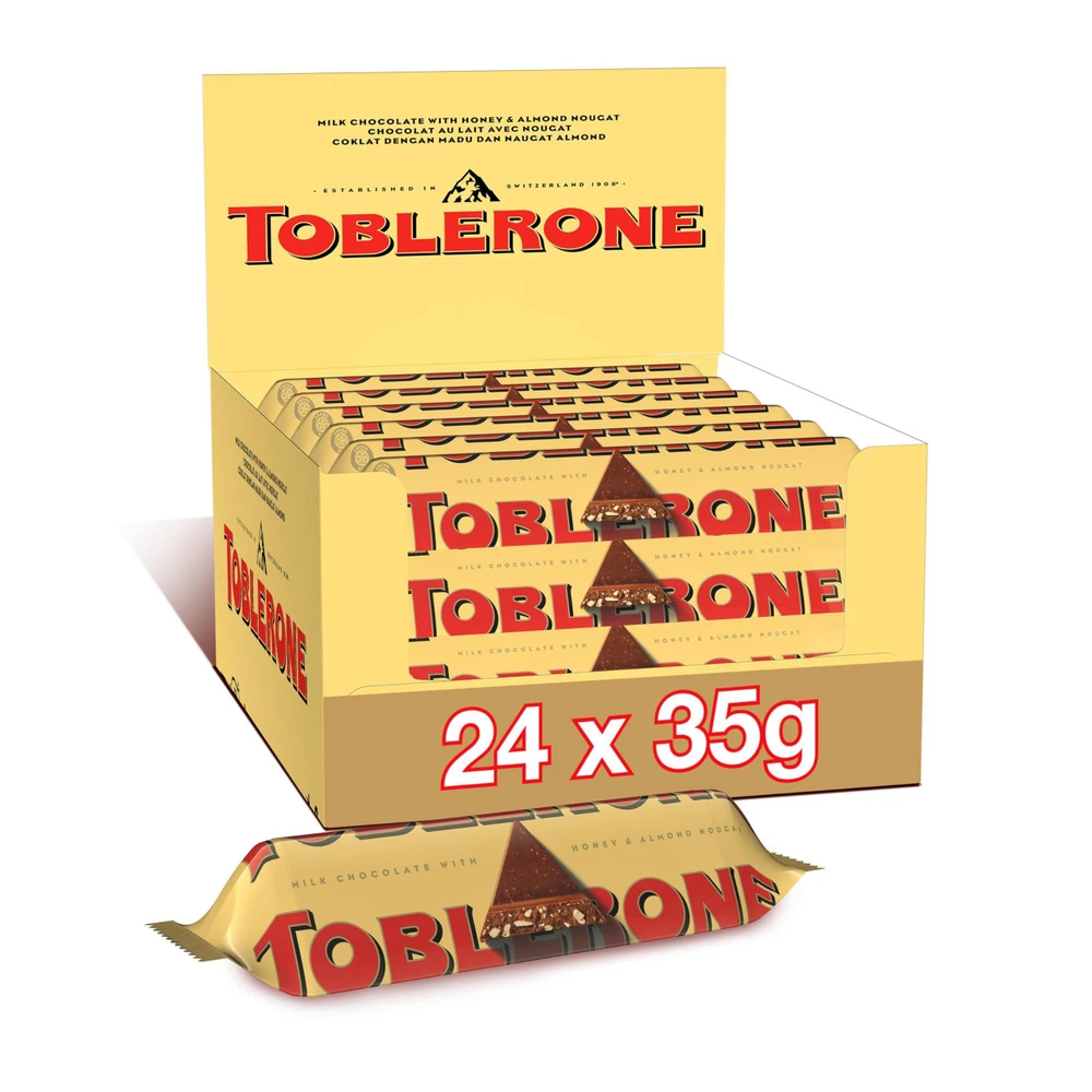 Toblerone Milk (Тоблерон Молочный шоколад) 35г (24)*8 — фото 1