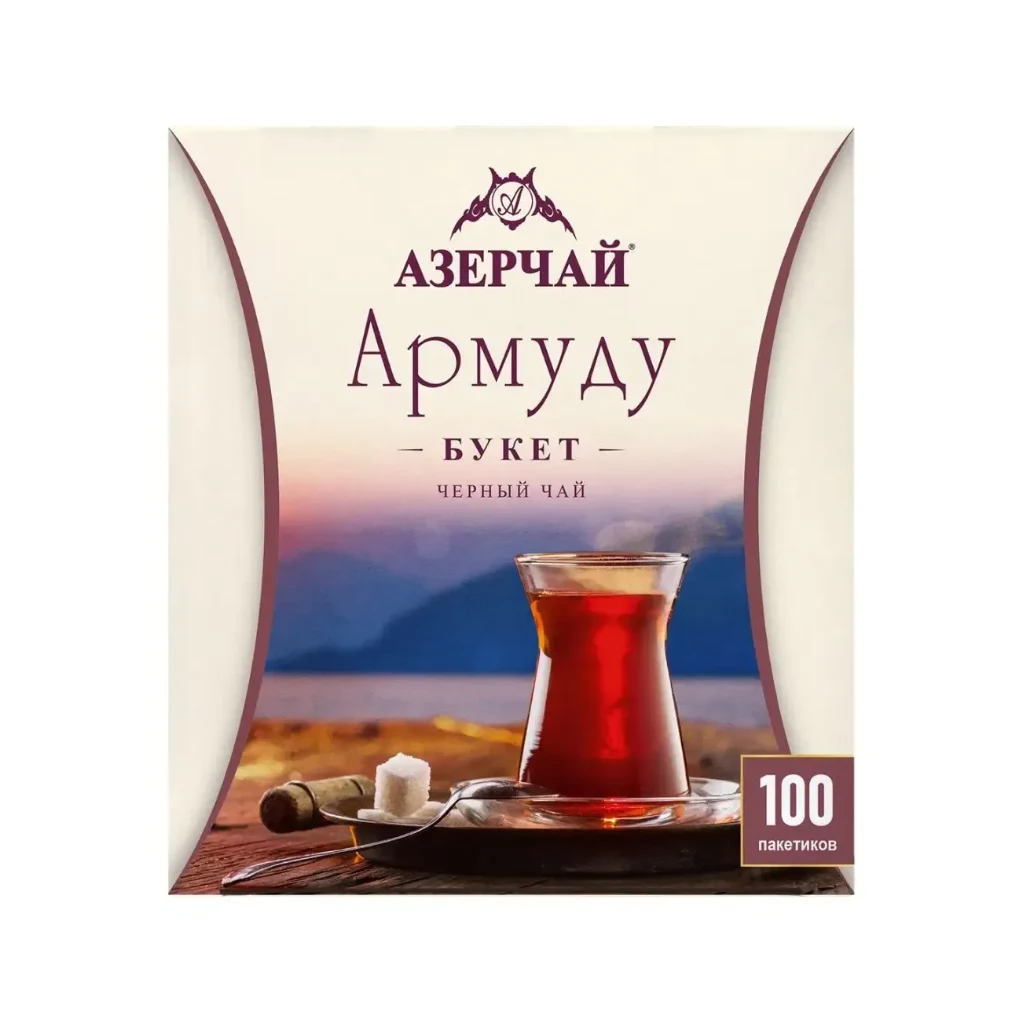 АЗЕРЧАЙ АРМУДУ букет черн 100пакет 12шт — фото 1