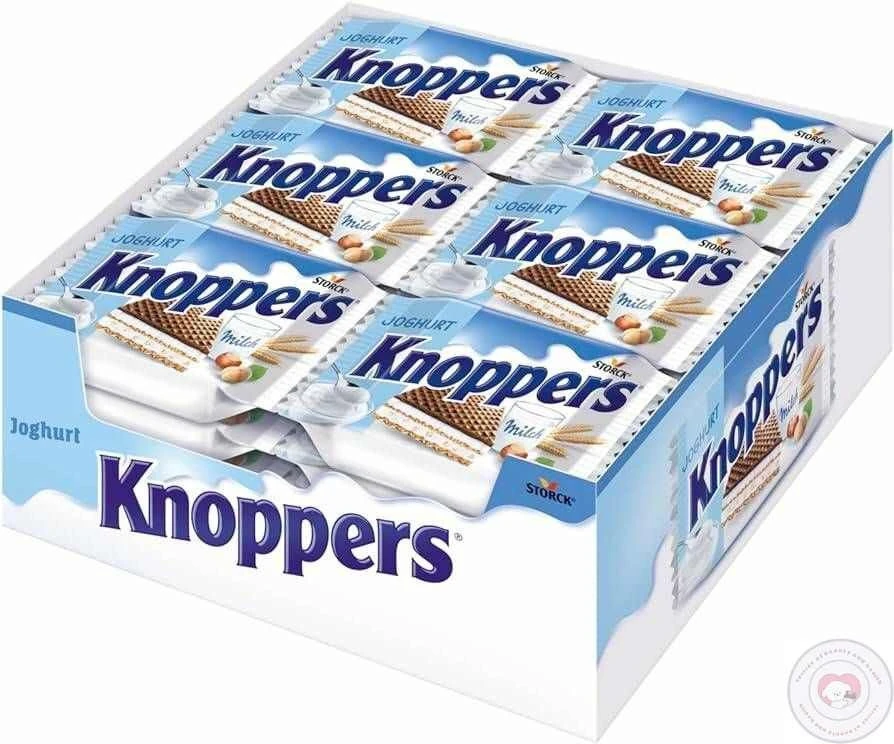 Knoppers Yoghurt (Вафельное печенье Шторк Кноперс Йогурт) 25г (24) — фото 1