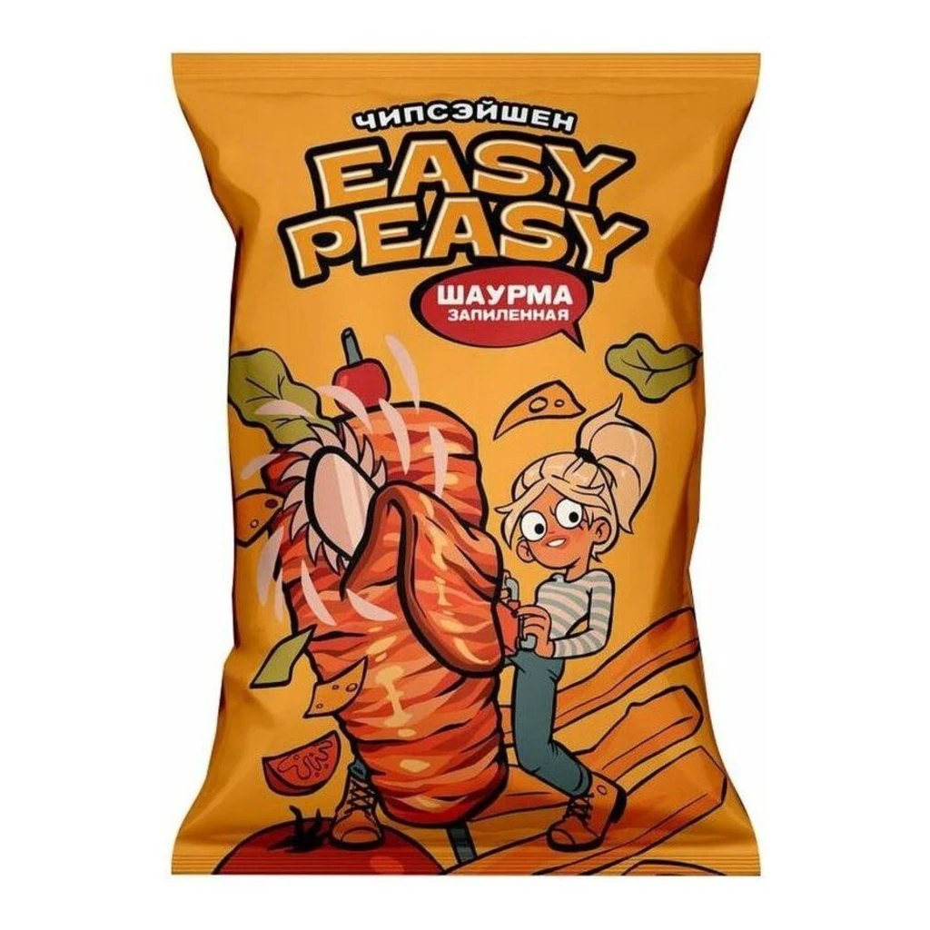 Картофель хрустящий EASY PEASY 120гр.1/16шт (Шаурма запиленная) — фото 1