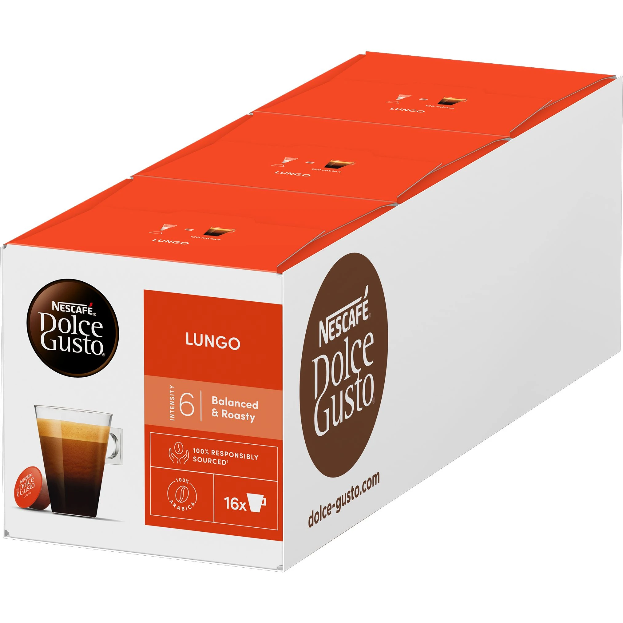 Nescafe Dolce Gusto Lungo (Капсулы Нескафе Дольче Густо Лунго) 89,6г (3)
