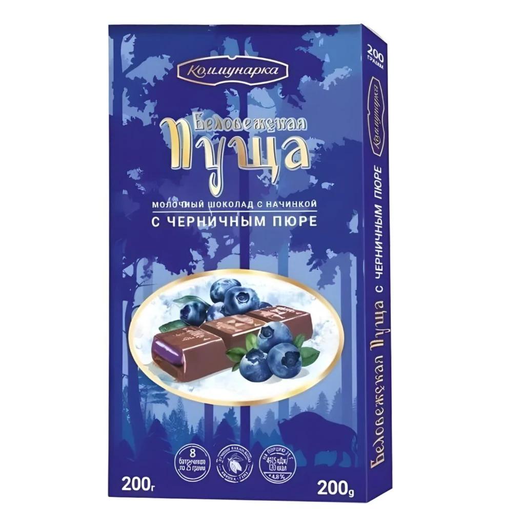 Коммунарка Шоколад Беловежская Пуща с черничным пюре (шоколад)1 17 200 г — фото 1