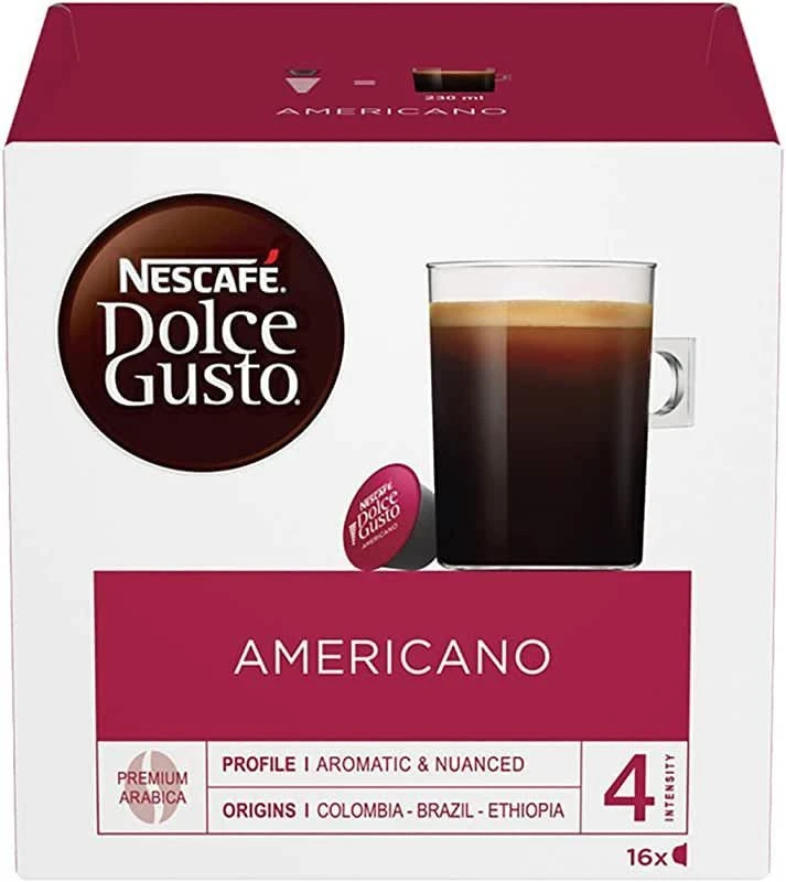 Nescafe Dolce Gusto Americano (Капсулы Нескафе Дольче Густо Американо) 136г (3)