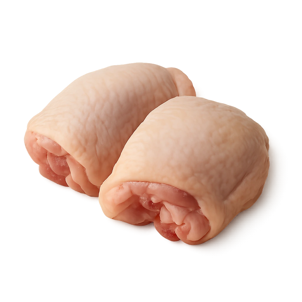 Куриные Бедра на Кости с Кожей Охлажденные