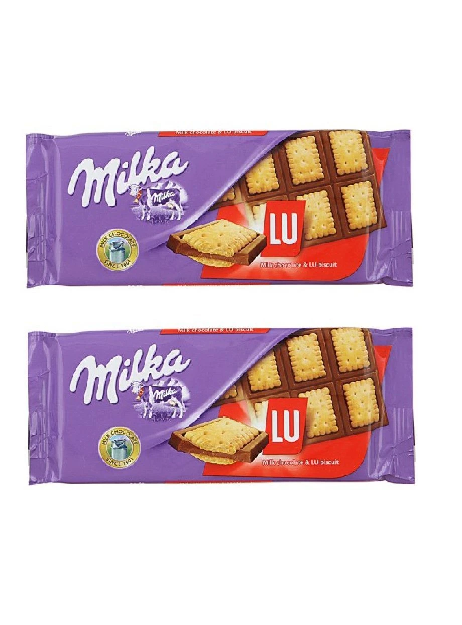 Шок. плитка Milka Sandwich LU (Милка Лю) 87г (18) — фото 1