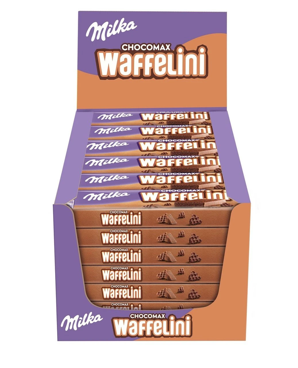 Milka Waffelini Chocomax (Милка Батончик Ваффелини Шоколадный) 31г (35) — фото 1