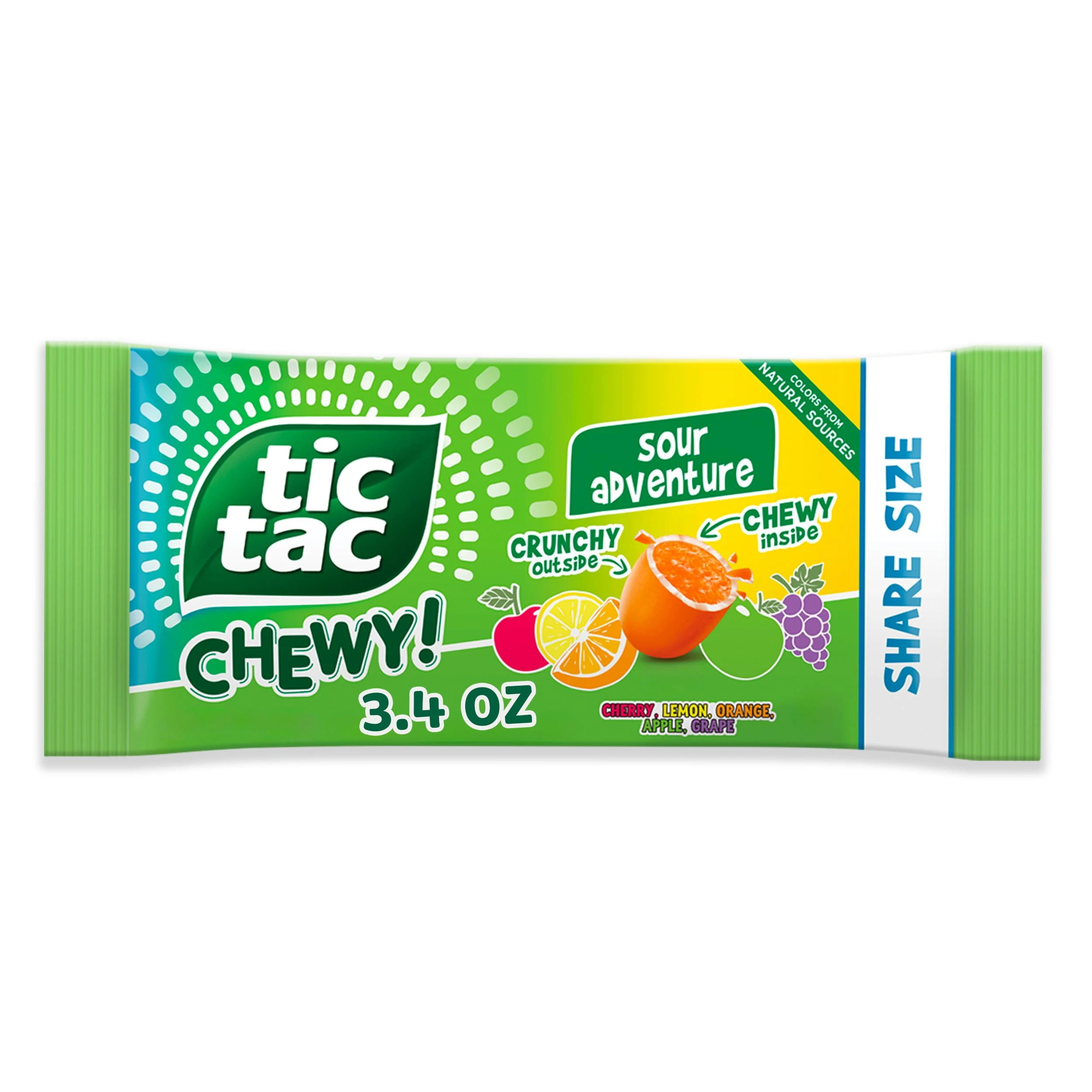 Tic Tac Chewy Sour Adventure (Тик Так Жев. конфеты Кислые) 51г