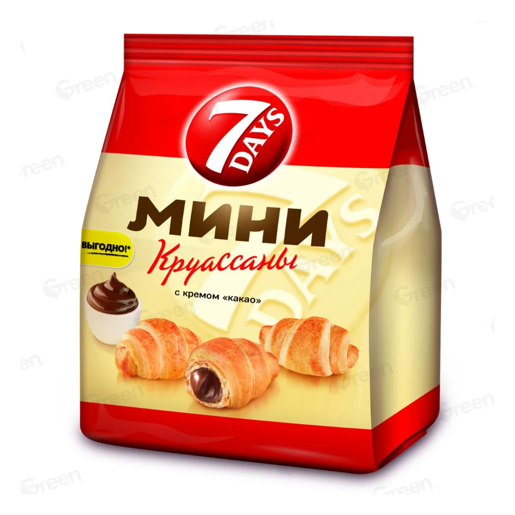 Круасаны "7 days" 200гр 12шт клубника — фото 1