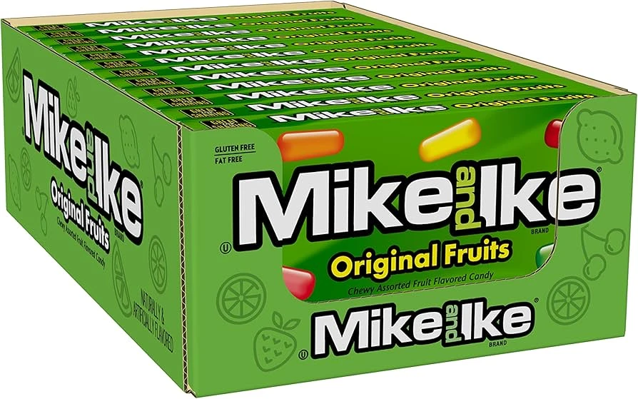 Mike And Ike Original Fruits (Жевательные конфеты Фрукты) — фото 1