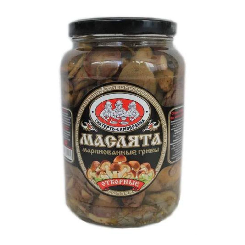Грибы марин. маслята  580 гр.*12шт