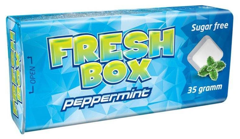 Жевательная резинка Freshbox Мята без сахара 12,65 гр (30)*20 — фото 1