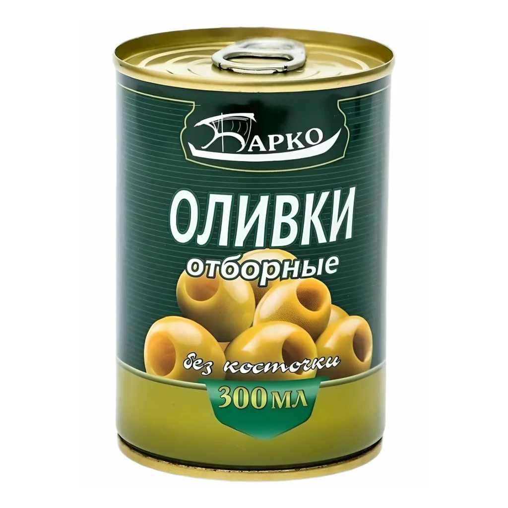 Оливки "Барко" б/к 280г*12шт ж/б — фото 1