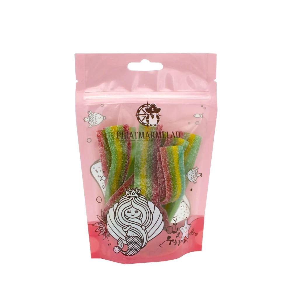 Мармелад Candy Plus Пластинки Тутти-фрутти экстра кислые короткие 1,6 кг — фото 1