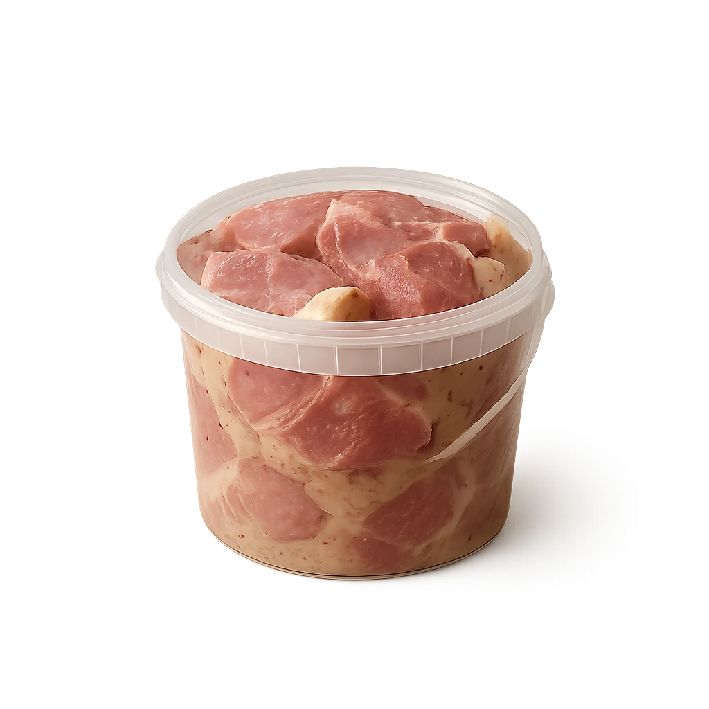 Шашлык из Свинины Маринованная в Ведре (шейка)