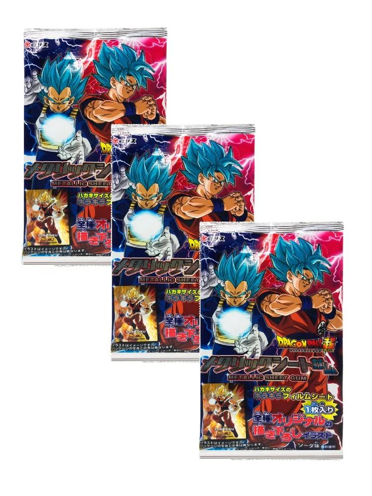 Жев. резинка Coris "Dragon Ball Metal Sheet" 3,5г (15)*16 — фото 1