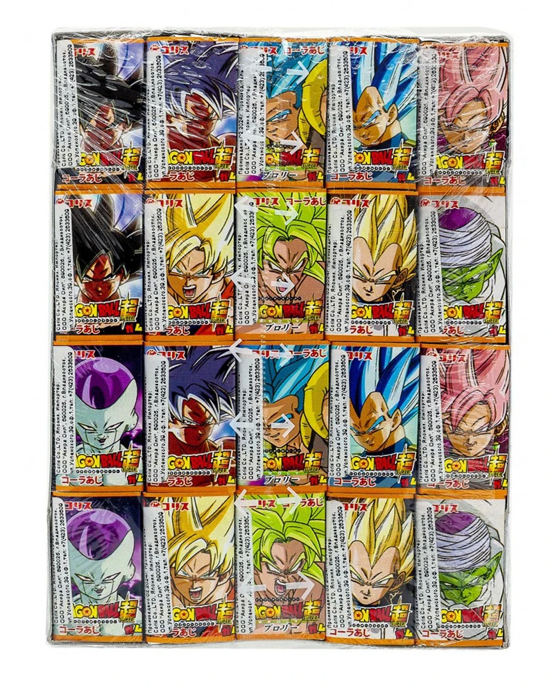 Жев. резинка Coris "Dragon Ball" вкус колы 5г — фото 1