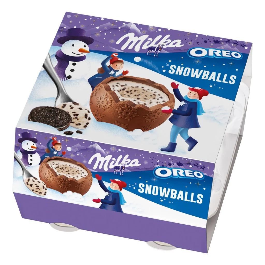 Милка Xmas Шарики Шоколадные Сноуболз Орео, 20 шт по 112 г — фото 1
