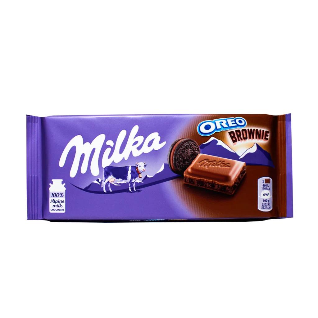 Милка Орео Brownie с какао начинкой прослой шок печенье (Импорт), 22 шт по 100 г — фото 1