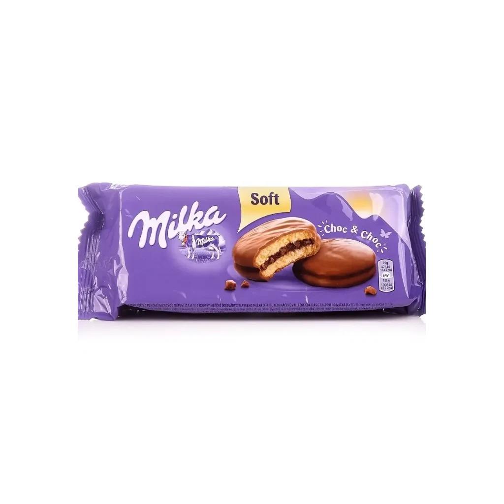 Милка печенье Choc&Choc с какао и кусоч шок, 12 шт по 150 г — фото 1