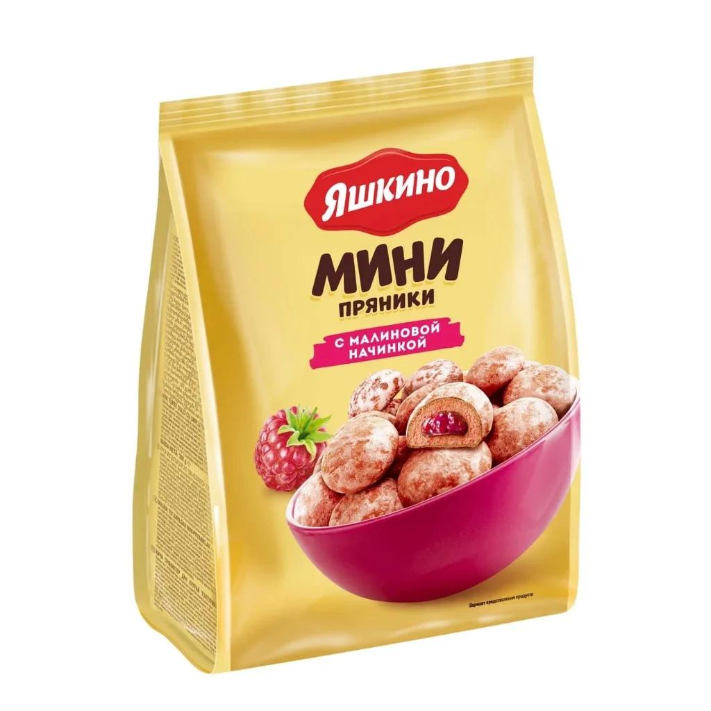 Мини Пряник с Малиновой начинкой (Яшкино), 10 шт по 300 г — фото 1