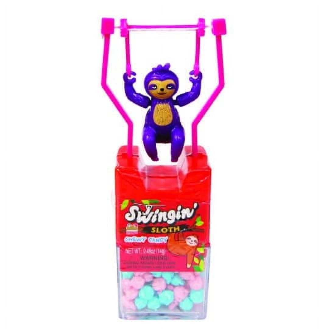 Kidsmania Swingin' Sloth (Конфеты Ленивец на качелях) 14г (12)*12 — фото 1