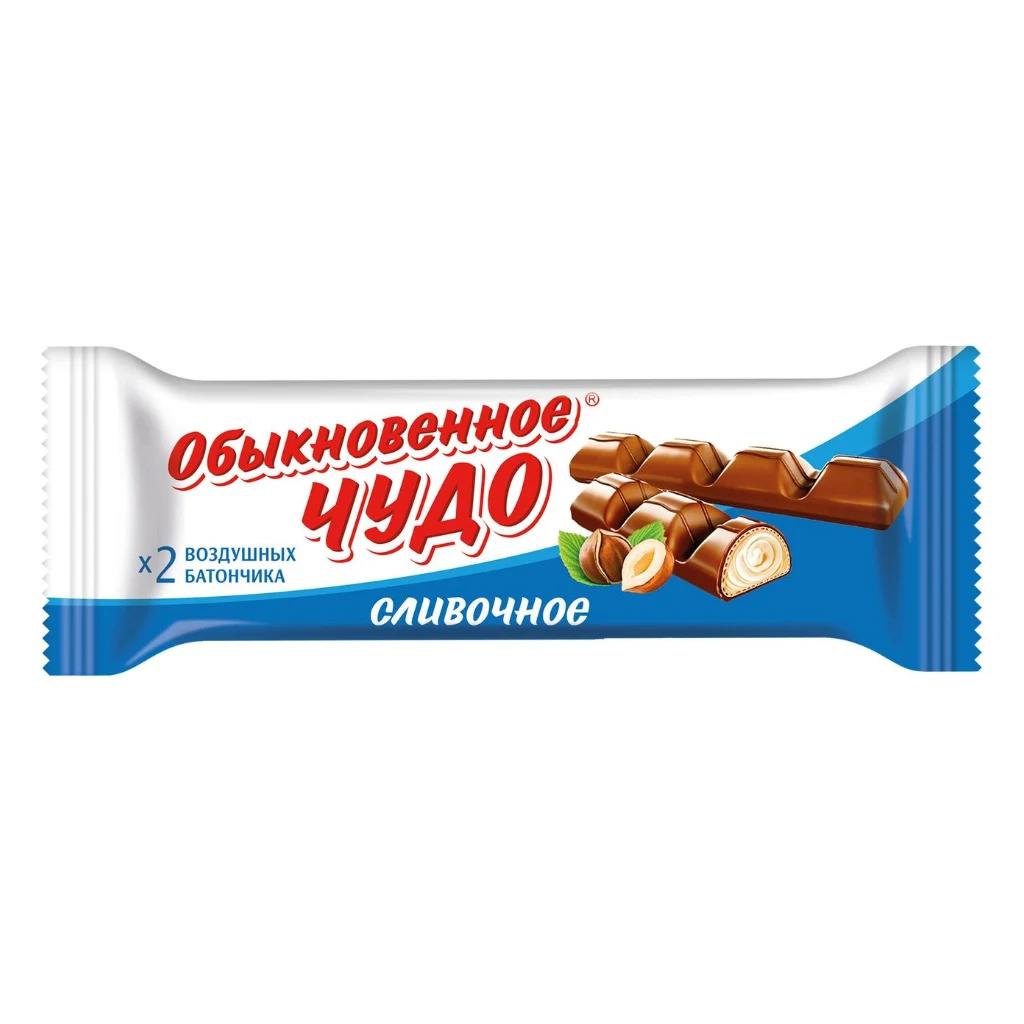 Обыкновенное чудо сливоч батончик(Славянка), 24 шт по 55 г — фото 1