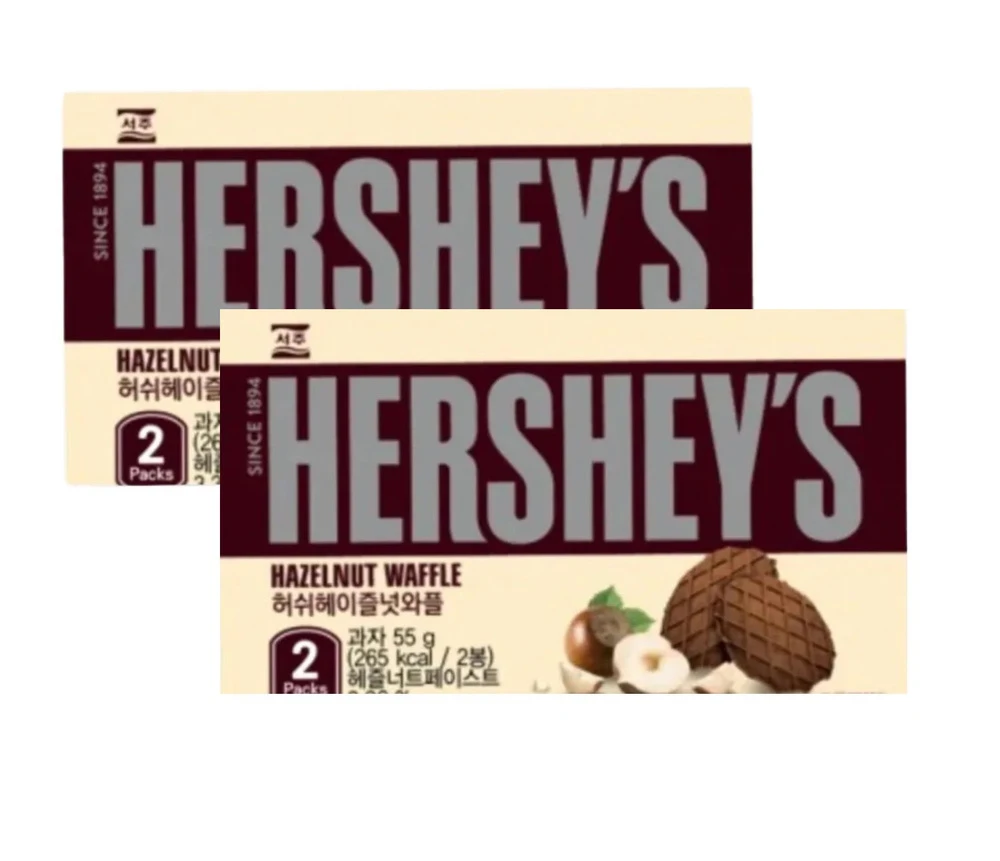 Hershey's Waffle Hazelnut (Хершис Вафли Фундук) 55г (32) — фото 1