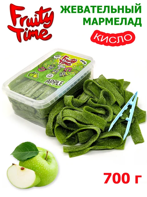 Кислые ленты  Джелекси со вкусом яблока 15гр — фото 1