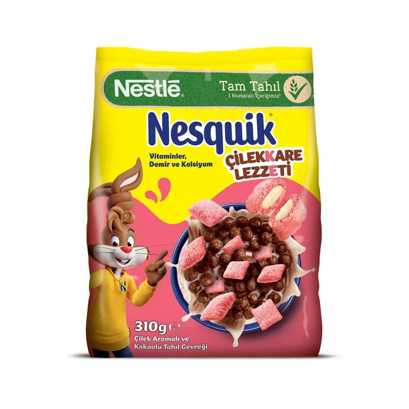 Nesquik Strawbetty (Готовый завтрак Несквик Клубника) 330г
