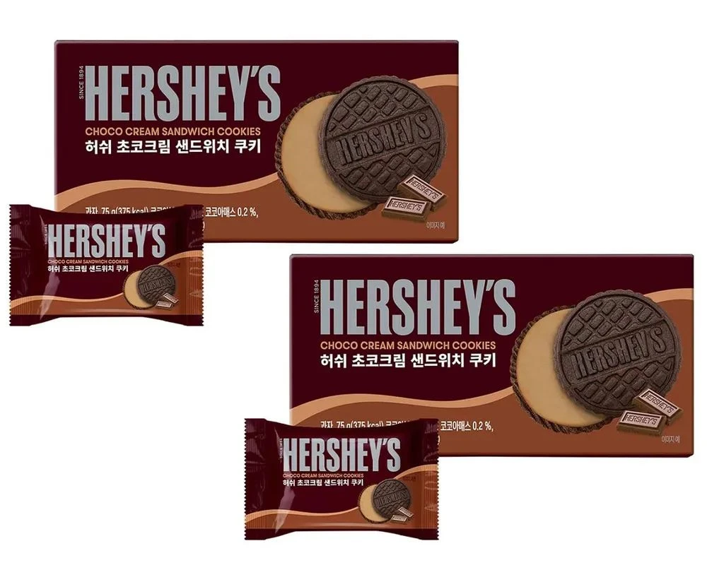 Hershey's Chocolate Cream Sandwich Cookie (Хершис Сендвич Шоколад) 75г (24) — фото 1