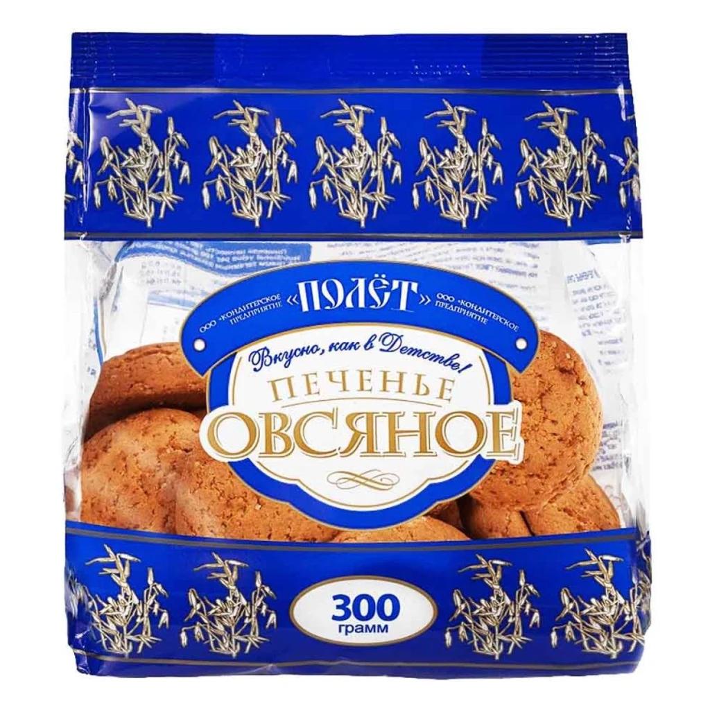 Печенье Овсяное классический (Полёт), 11 шт по 300 г — фото 1
