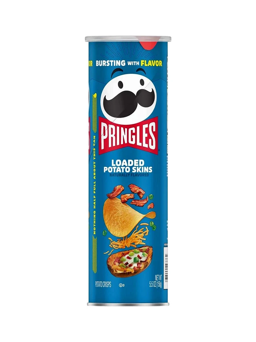 Pringles Loaded Potato Skins ( Принглс с Картофель с начинкой) 158гр (14) — фото 1